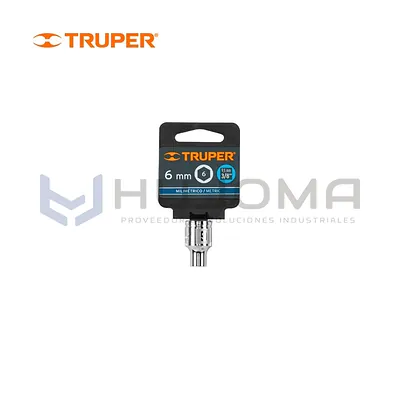 Dado Hexagonal 6 mm Encastre 3/8" Truper D-3806-HM