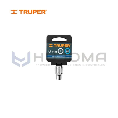 Dado Hexagonal 8 mm Encastre 3/8" Truper D-3808-HM