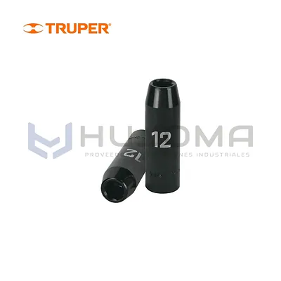 Dado Largo de Impacto 12 mm Cuadro 1/2" Truper D-7312-ML