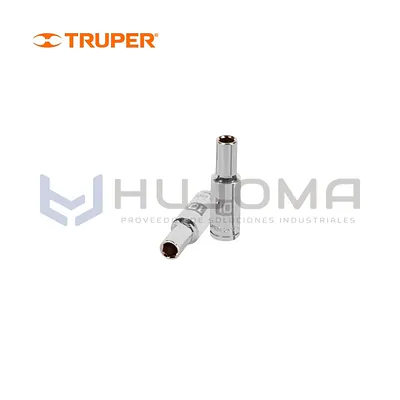 Dado largo hexagonal 10 mm encaste 1/2" Truper 13350