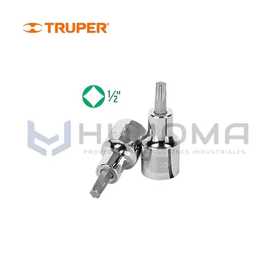 Dado Punta Torx T-40, cuadro 1/2" Truper 13437