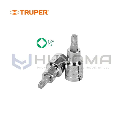 Dado Punta Torx T-45, cuadro 1/2" Truper 13438
