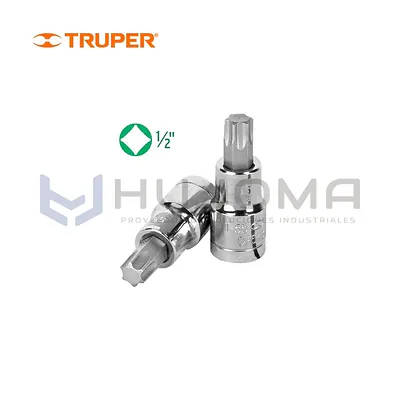 Dado Punta Torx T-55, cuadro 1/2" Truper 13440