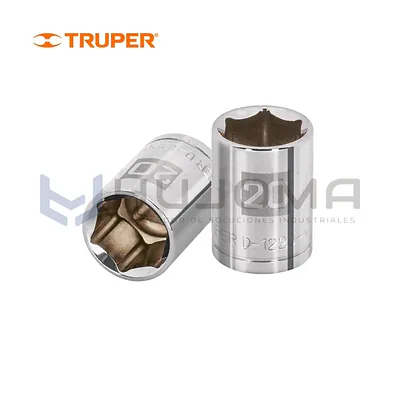 Dados hexagonales en mm encastre 1/2" Truper