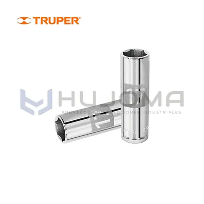 Dados largos hexagonales en mm encastre 1/2" Truper