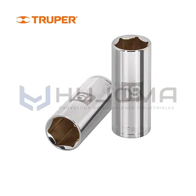 Dados largos hexagonales en mm encastre 3/8" Truper