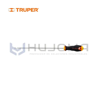 Desarmador Cabinet 1/8" x 8" Comfort Grip Truper 14027