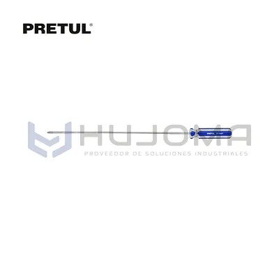 Desarmador Cruz 1/8” x 8” mango PVC Pretul 28078