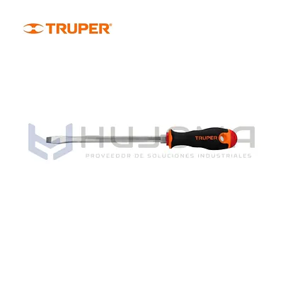 Desarmador Plano 3/8” x 8” Comfort Grip Truper 100834