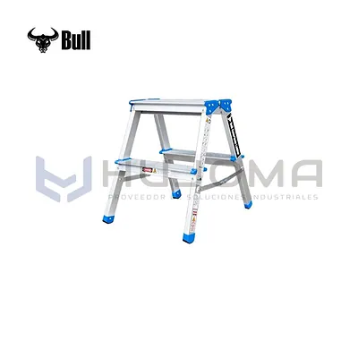 Escalera Banqueta Doble Acceso 2 Pasos (ABD150-2IA) American Bull