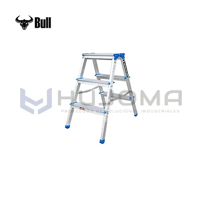 Escalera Banqueta Doble Acceso 3 Pasos (ABD150-3IA) American Bull