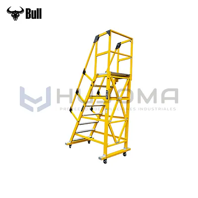 Escalera de Fibra Tipo Avión 5 Pasos FTA180-5IAA American Bull