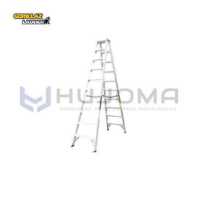 Escalera Tijera de Aluminio Doble Acceso 10 Pasos Gorillaz GATD10-II