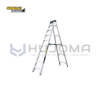 Escalera Tijera de Aluminio Simple 10 Pasos Gorillaz GATS10-IA