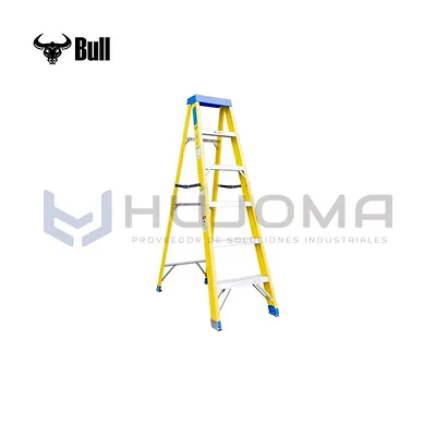 Escalera Tijera de Fibra 6 Pasos (FTS113-6I) American Bull