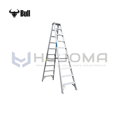 Escalera Tijera Doble de Aluminio 10 Pasos (ATD150-10IA) American Bull
