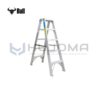 Escalera Tijera Doble de Aluminio 5 Pasos (ATD150-5IA) American Bull