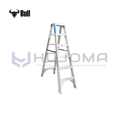 Escalera Tijera Doble de Aluminio 6 Pasos (ATD150-6IA) American Bull