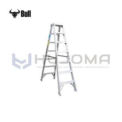 Escalera Tijera Doble de Aluminio 7 Pasos (ATD150-7IA) American Bull