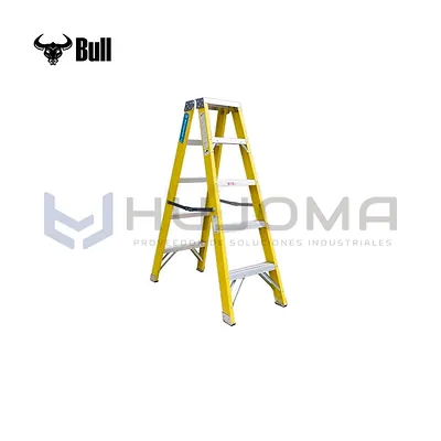 Escalera Tijera Doble de Fibra 5 Pasos (FTD150-5IA) American Bull