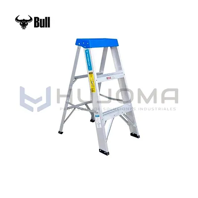 Escalera Tijera Simple de Aluminio 3 Pasos ATS90-3III American Bull