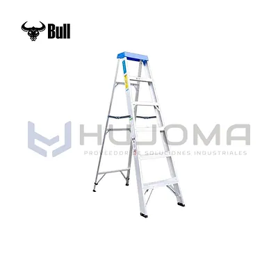 Escalera Tijera Simple de Aluminio 6 Pasos ATS90-6III American Bull