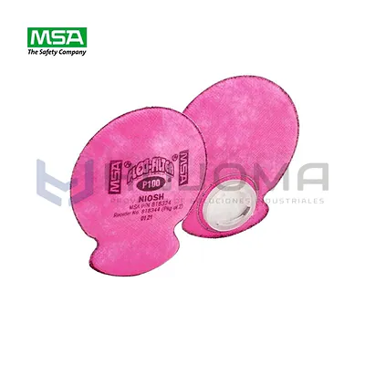 Filtro P100 + gases ácidos MSA Advantage Flexifilter 818344