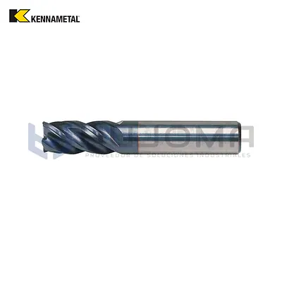 Fresa de Carburo Kennametal HPHV125S4050R015 HARVI I de 1/8" KCPM15