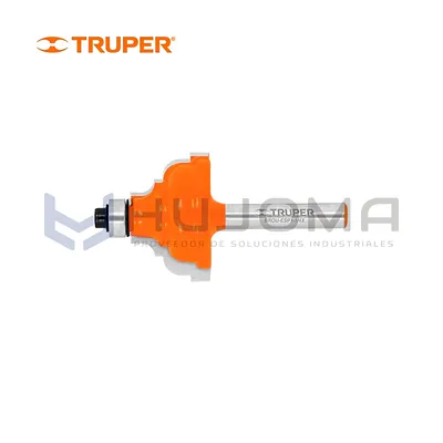 Fresa para Router Española 1-1/4" con Rodaje Truper 10676