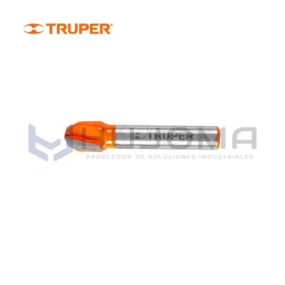 Fresa para Router Media Caña 3/8" Truper 11461