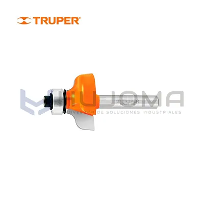 Fresa para Router Pecho de Paloma 1-1/8" con Rodaje Truper 11479