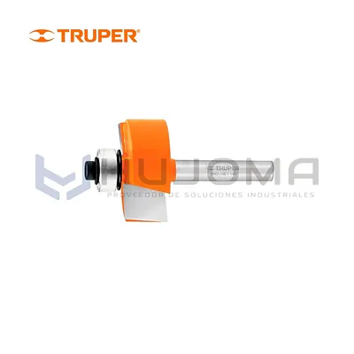 Fresa para Router Rebajadora 1-1/4" con Rodaje Truper 11477
