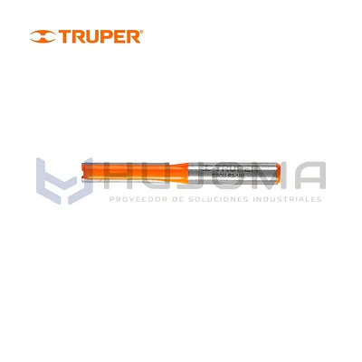 Fresa para Router Recta 2 Filos 1/4" Larga Truper 11453