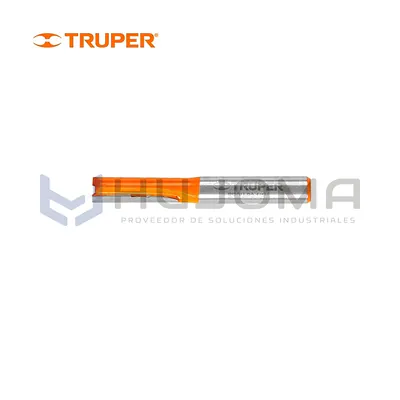 Fresa para Router Recta 2 Filos 1/4" Mediana Truper 11452