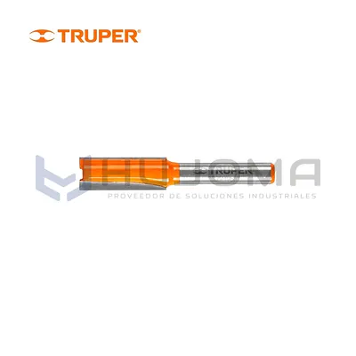 Fresa para Router Recta 2 Filos 3/8" Truper 11455