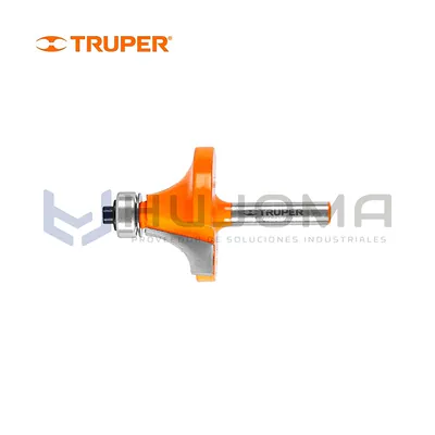 Fresa para Router Redondeadora 1-1/2" con Rodaje Truper 11471
