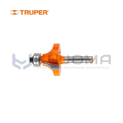Fresa para Router Redondeadora 1-1/4" con Rodaje Truper 11470