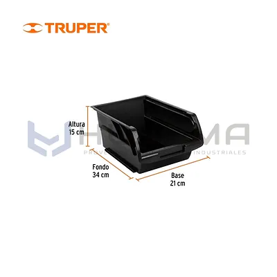Gaveta Apilable N° 4 de 34 x 21 x 15 cm Truper 10891