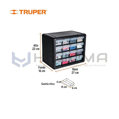 Gavetero con 16 Gavetas Truper 11851
