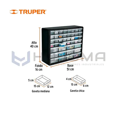 Gavetero con 44 gavetas Truper 102642