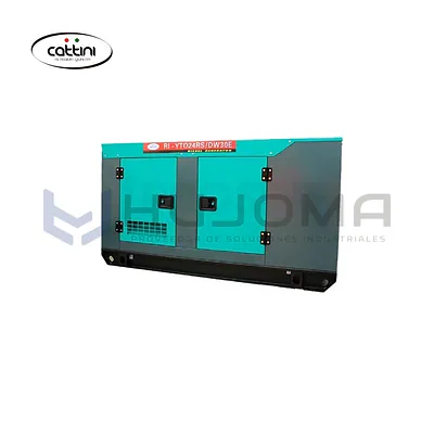 Generador Diesel 24 kW Encapsulado Cattini RI-YTO24RS