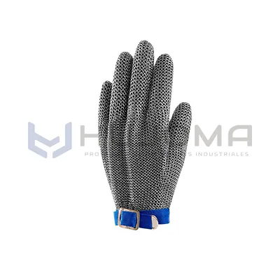 Guante Anticorte de Malla de Acero Inoxidable