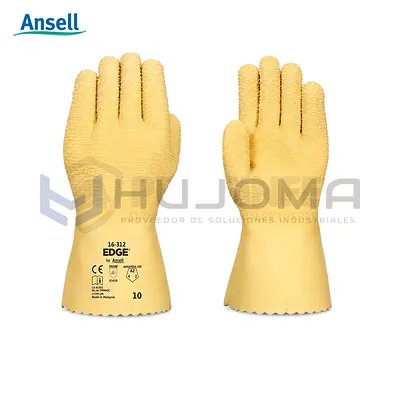 Guante de Látex con Guantelete Ansell EDGE 16-312