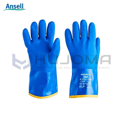 Guante de PVC Forrado para Frío -30 °C Ansell AlphaTec 23-202