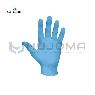 Guante Desechable de Nitrilo Showa 9905PF de 28 cm