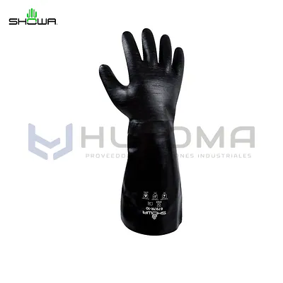 Guante Neopreno Rugoso Showa 6797R