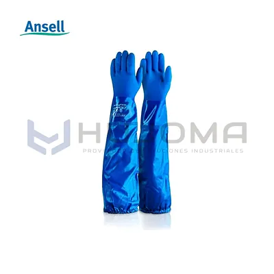 Guante Químico de PVC Manga Larga 62 cm Ansell AlphaTec 23-201