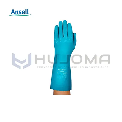 Guante Químico de PVC y Nitrilo Ansell AlphaTec 04-003
