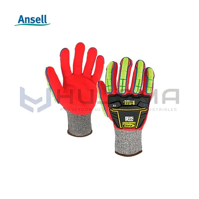 Guantes Antiimpacto Anticorte A6 Ansell RINGERS R068