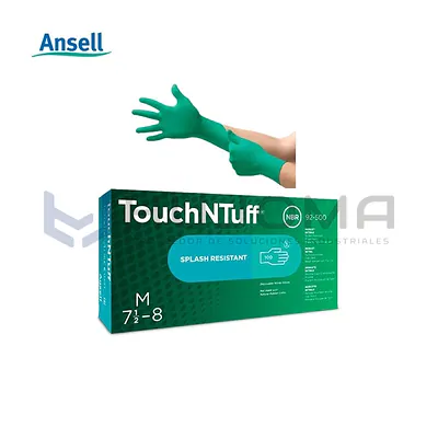 Guantes de Nitrilo con Polvo Ansell TouchNTuff 92-500